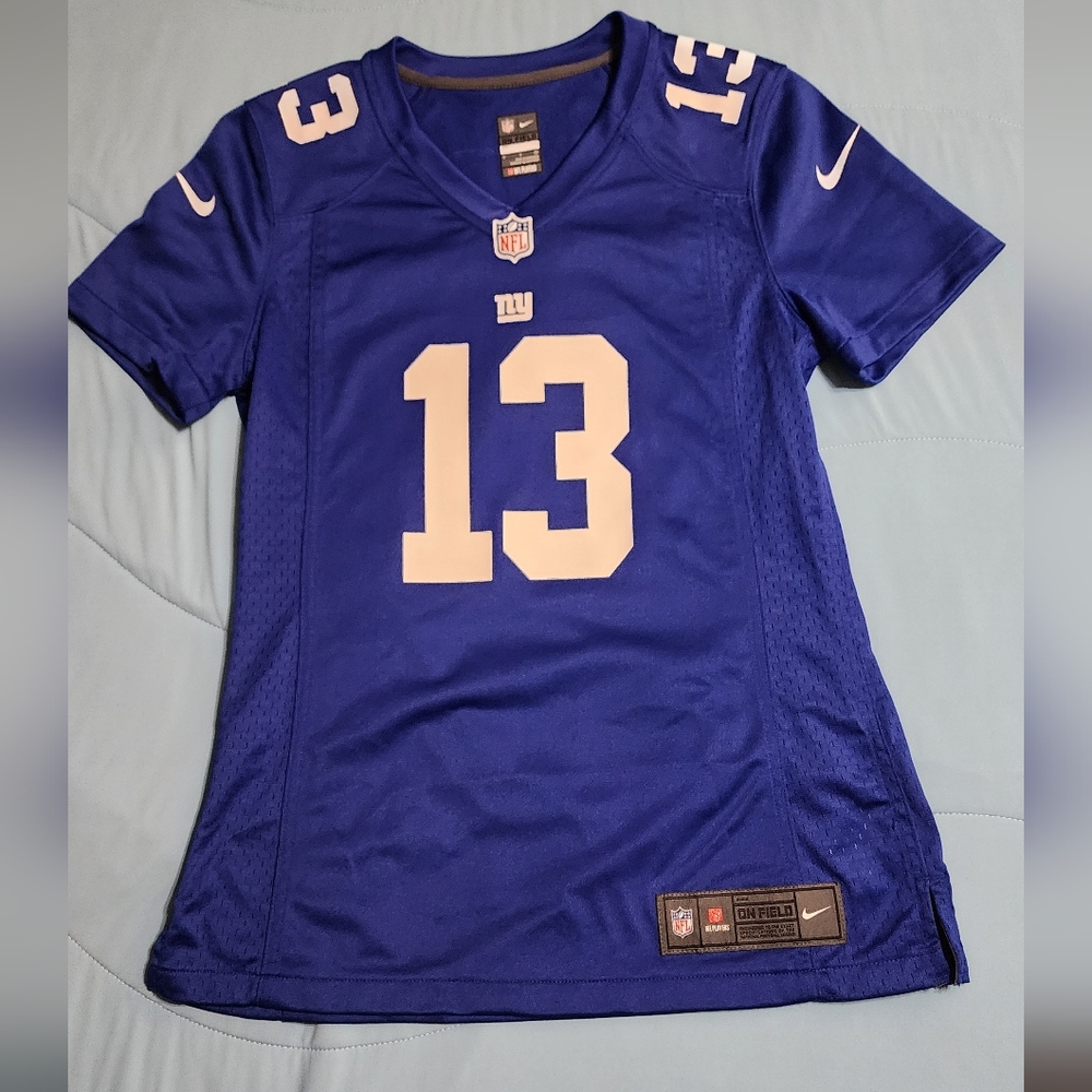 Odell Beckham Jr. New York Giants  Nike Jersey On Field  and V-neck T-Shirt